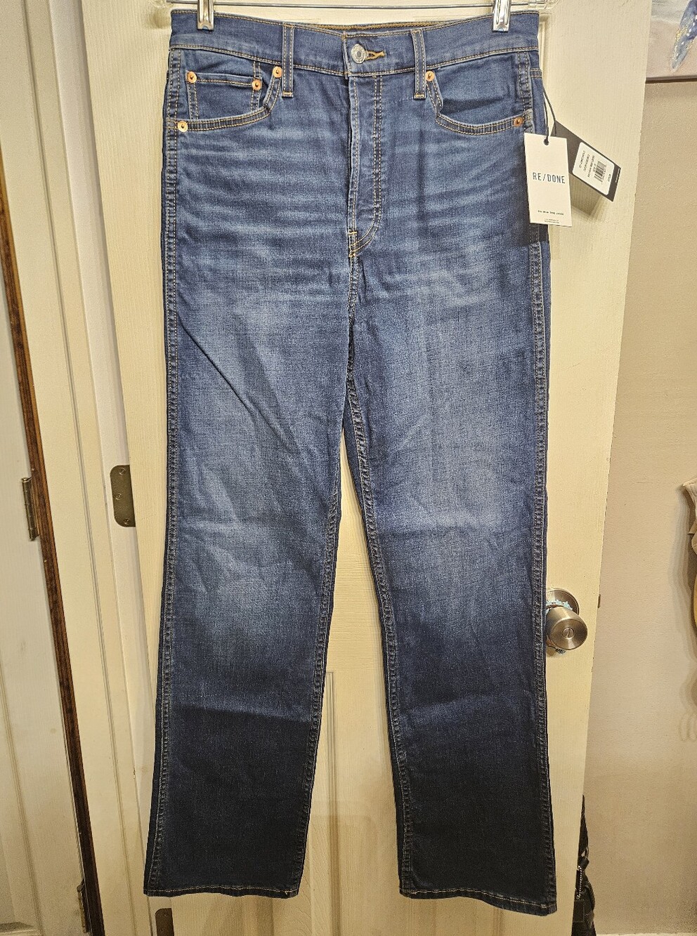 RE/DONE 90s high rise loose sstretch jeans womens size 27 NEW